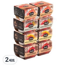 아넬라 100% 생과일 퓨레 첫시작 8p 세트, 혼합맛(사과/배) + 사과 + 바나나 + 당근, 1.6kg, 2세트