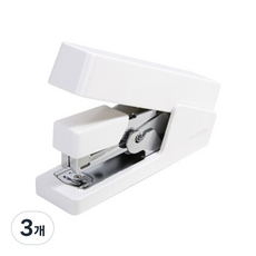 NUSIGN ABS 省力釘書機 NS081, 純淨白, 3個