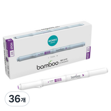 MORRIS 竹製雙頭水性彩色筆, 10 紫色, 36個