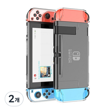 HOHOO 任天堂 Switch 水晶硬殼 透明, 單一商品, 單一顏色, 2個