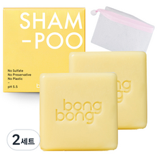 봉봉프렌즈 봉봉 샴푸바 2p + 거품망 랜덤발송, 2세트