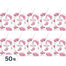 올레비엔 옷장 사쉐 종이방향제 본품 트루러브 향, 10g, 50개, 트루러브향