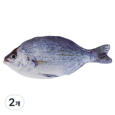 ARTJOY 擬真魚造型筆袋, 2個, 藍色