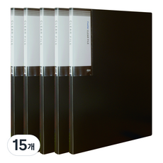 마이다스 10매 클리어화일 인덱스 A4, 흑색, 15개