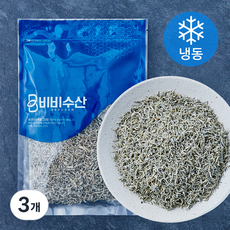 국내산 비비수산 멸치 볶음용 (냉동), 3개, 300g