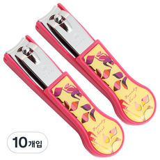 세븐스타 디자인 손톱깎이, 핑크, 10개