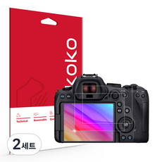 스코코 캐논 EOS R6 Mark2 초고화질 트루컬러 AR 액정보호필름 2p 세트, 2세트, CAC00570005