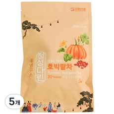 정성다린 호박팥차, 2g, 20개입, 5개