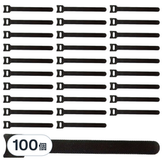 Ender 魔鬼氈束線帶, 100個, 黑色