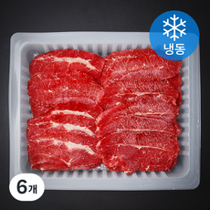 호주산 미트코리아 부채살 바로구이용 (냉동), 6개, 400g