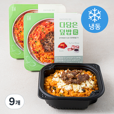 다담은 덮밥 김치볶음밥 앤 눈꽃 간장제육불고기(냉동), 210g, 9개