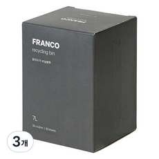 Changsin Living 昌信生活 Franco Home 分類回收塑膠袋 背貼式 50入, 7L, 3個