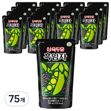 삼육두유 흑임자 두유 파우치, 190ml, 75개