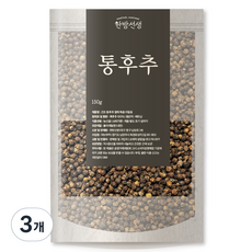 한방선생 건조 통후추 열매 특품 리필용, 150g, 3개