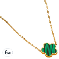 Seijak涼爽單花項圈 綠色 41~50cm T0035E-4, 6個