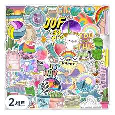 DM 캐리어 꾸미기 스티커 100종 세트, TYPE3, 2세트