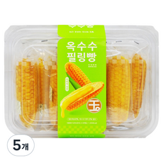 옥수수 필링빵 8p, 520g, 5개