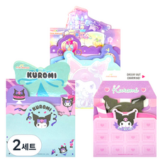 PInK MAnGO 三麗鷗 立體 最愛 3層 便利貼 酷洛米 3件組, 2套, 混色, 90張