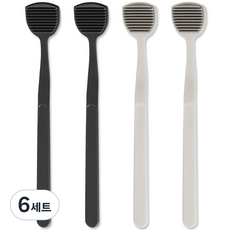 生活百科10條舌頭清潔劑白色2p+黑色2p, 6組