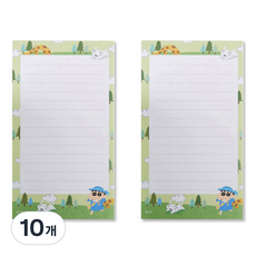 플라잉웨일즈 짱구는못말려 메모지, 숲속유치원, 1개입, 10개