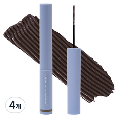 손앤박 올데이 컬 픽스 스키니 마스카라 4g, 02 애쉬브라운, 4개