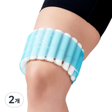 Mpac Plus 膝蓋用冰敷帶 藍色, 2個