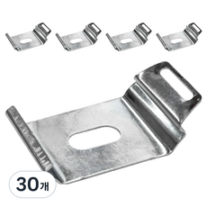 더원홈데코 알류미늄 블라인드 스냅 브라켓 35 x 30 x 20 mm, 메탈, 30개
