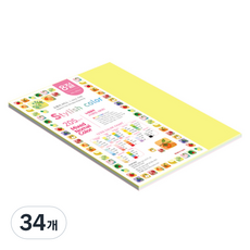 종이문화 스타일리쉬 두꺼운 혼합색지 205g 02 SN Tone, 34개, 8절