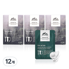 Manhurst 刮鬍凝膠便攜袋 10入, 40g, 12個