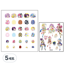 Chriskind 國小生用指甲貼 星光樂園 + 紋身貼紙 隨機出貨, PJS001, 5個