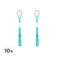 開放空間二合一便攜式舌頭清潔器藍色, 50g, 10個