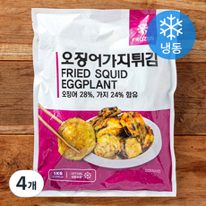 농우 오징어 가지 튀김 (냉동), 1kg, 4개