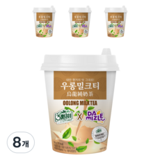 DAMIZLE 3點1刻杯裝沖泡烏龍純奶茶, 16g, 1入, 8個
