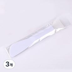 주앙오브제 스톰 실리콘미용브러쉬, 02 흰색 opp 가방, 3개