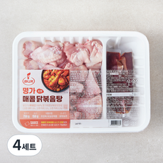 마니커 명가 매콤 닭볶음탕 750g + 소스 150g 세트 (냉장), 4세트