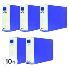 영오 파이프 바인더 2공 가로형 40 x 70 mm, 청색, 10개