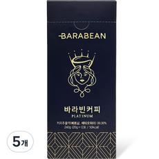 바라빈 스페셜티 에스프레소 샷 액상 커피, 20g, 12개입, 5개