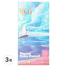 Sina Art 馬卡龍粉彩色鉛筆 QL C105-24, 24色, 3個