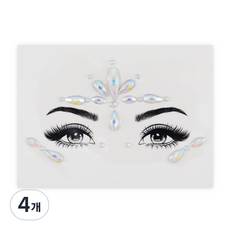 寶石臉部裝飾貼, 13號, 4張