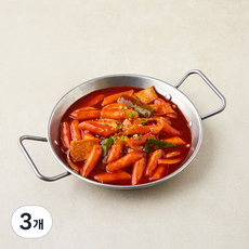 즉떡살롱 쌀떡볶이 후추맛, 518g, 3개