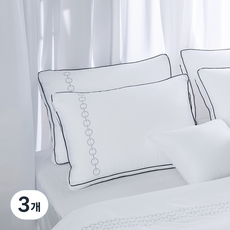 휴가드 마이크로 필에버 인생 베개커버 2p + 베개솜 2p 세트, 화이트, 3개
