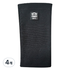 슬림핏 팔뚝 엘보 보호대 암슬리브 블랙, 4개