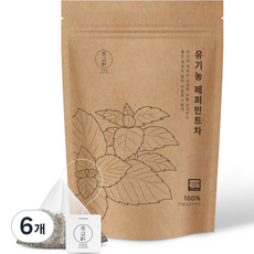 다정헌 유기농 페퍼민트, 1.5g, 20개입, 6개