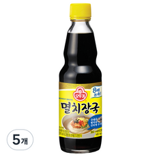 오뚜기 멸치장국, 360ml, 5개