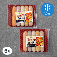 소디프 행복한 소시지 (냉동), 350g, 6개