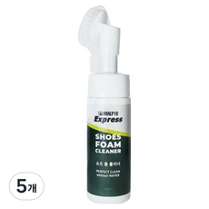 말표 슈즈 폼 클리너 폼브러쉬형, 150ml, 5개