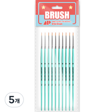 AwesomePainting 多用途細筆圓頭細節眼線刷, 0號, 5個