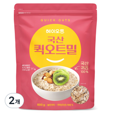 heyoat 韓國產快煮燕麥片, 2個, 600g