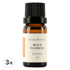 소소코 아로마블랜딩 에센셜오일 와일드 플라워, 3개, 10ml