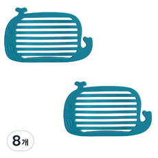 Dahaeyu Dining 可愛矽膠肥皂收納盒 鯨魚造型, 48g, 8個